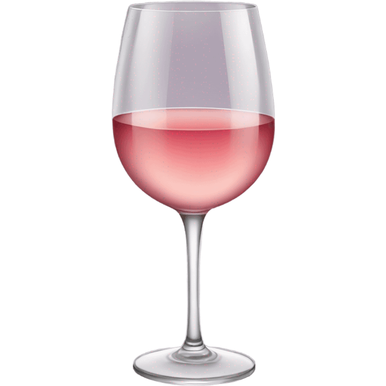 glass of rose wine emoji