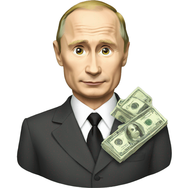 putin and money emoji