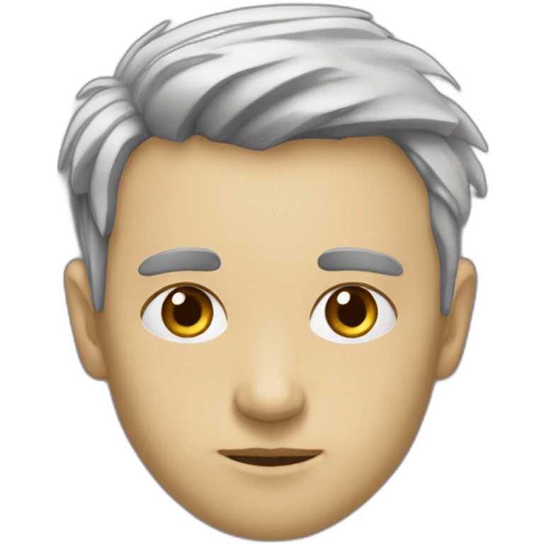 Tête regard fuyent emoji