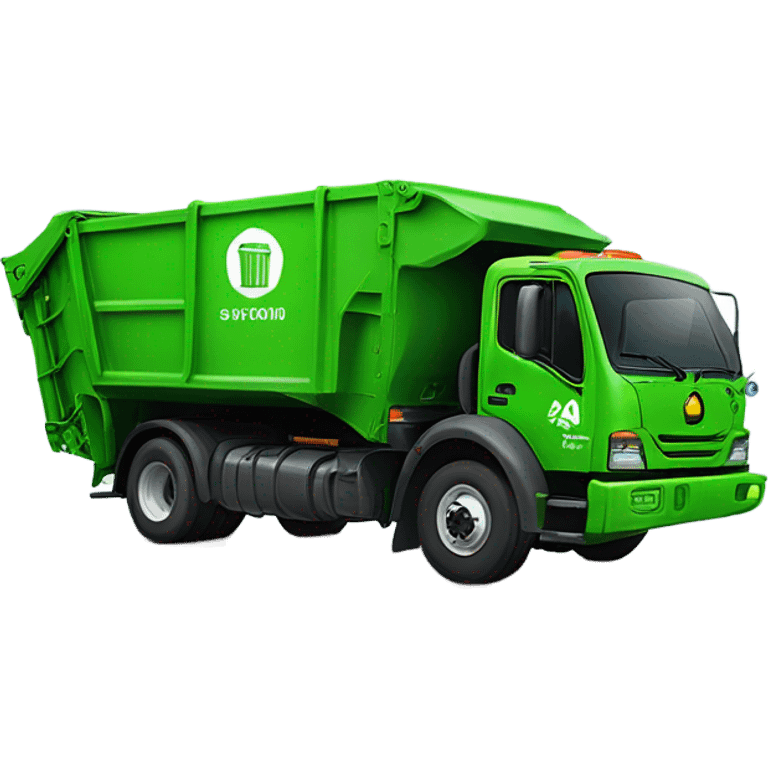 Trash truck  emoji