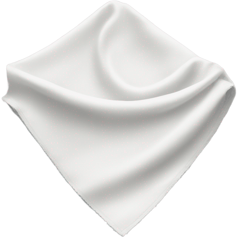 White cloth square emoji