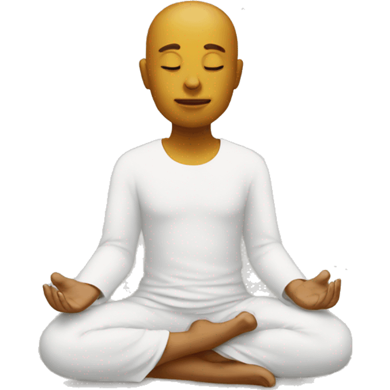 meditation emoji