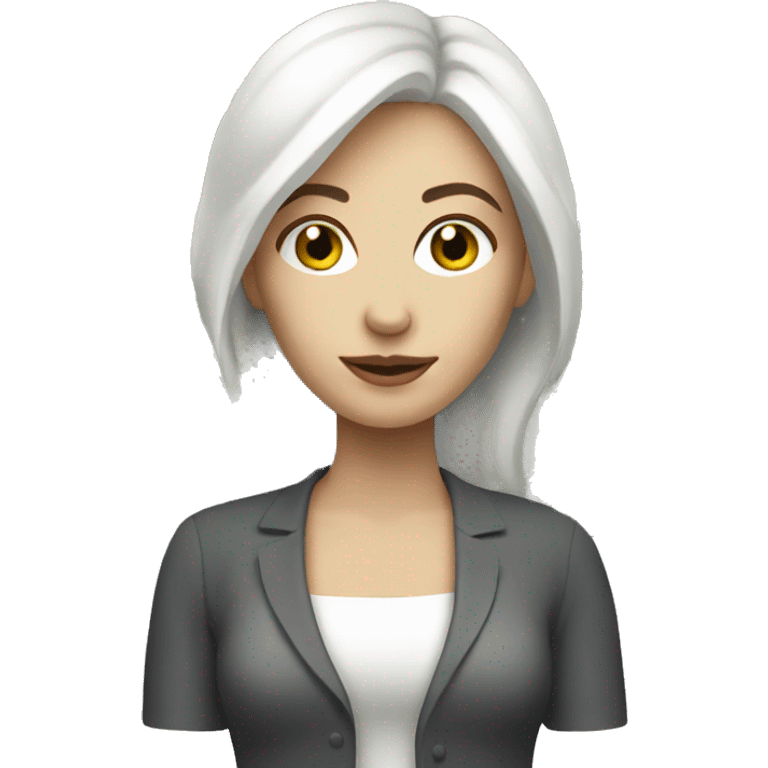 Pale woman with money emoji