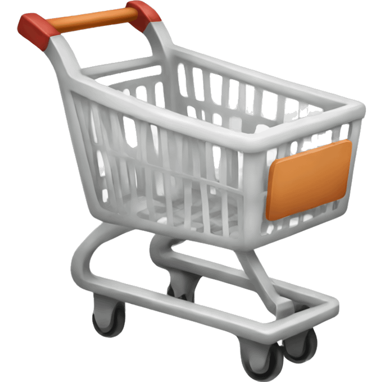 White Shopping Cart emoji