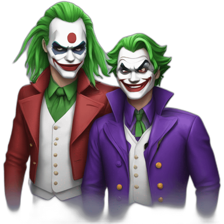 Harley and Joker emoji