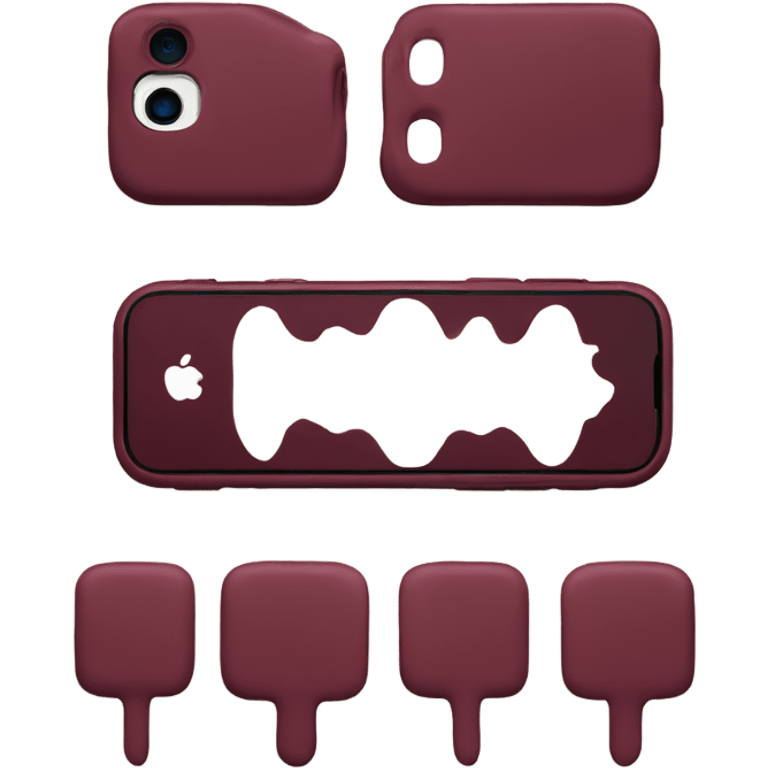 iphone 14 pro burgundy emoji