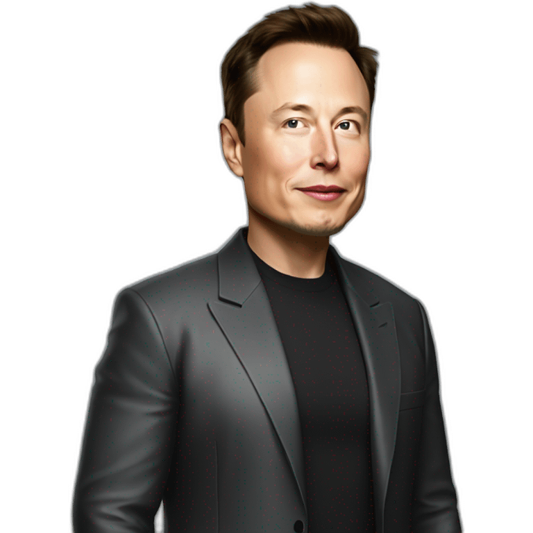 Elon musk that say "why" emoji