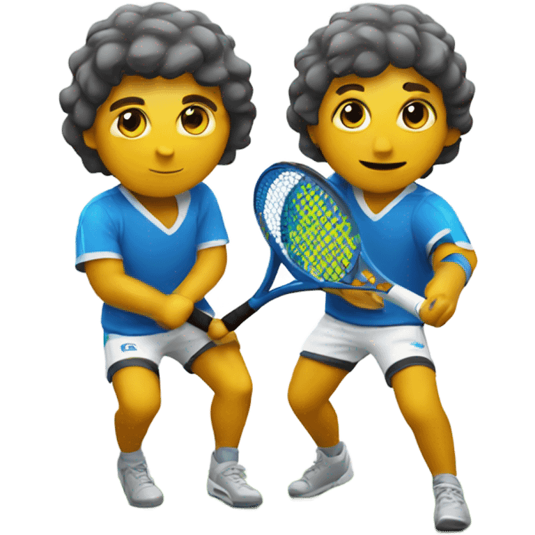 Padel players emoji