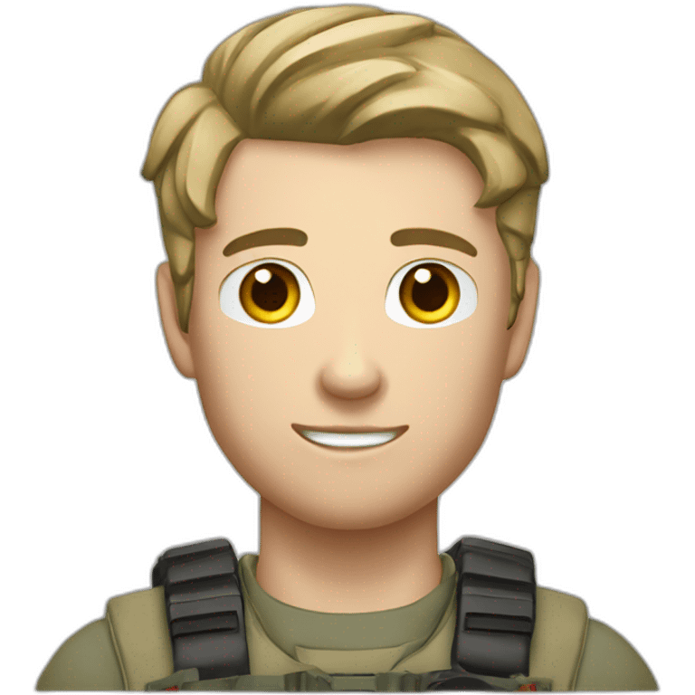 male high school student modern sporting tactical grip aimpoint emoji