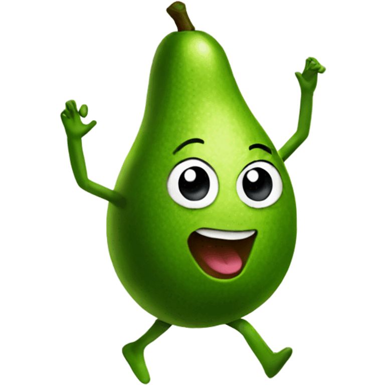 Dancing avocado  emoji