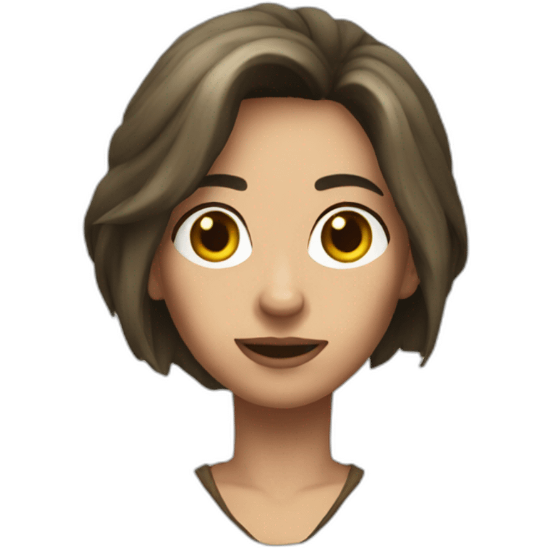 aged lara craft emoji