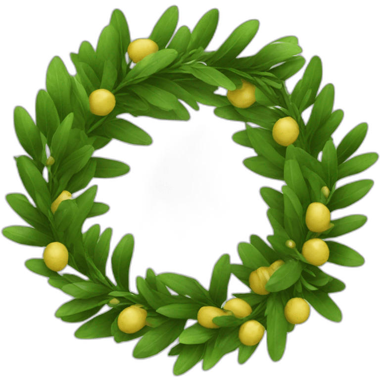 bay wreath emoji