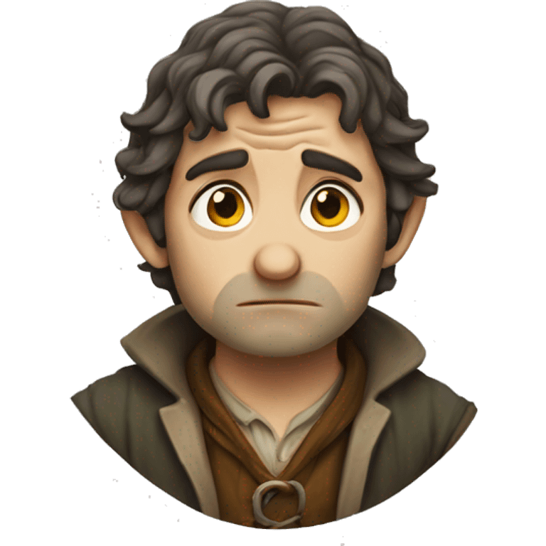 sad hobbit emoji