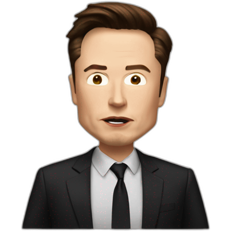 elon musk destroy tesla emoji