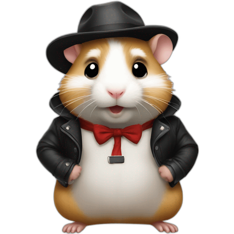 Hamster gangster emoji