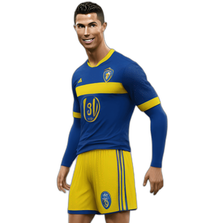 Cristiano Ronaldo in al nassr club emoji