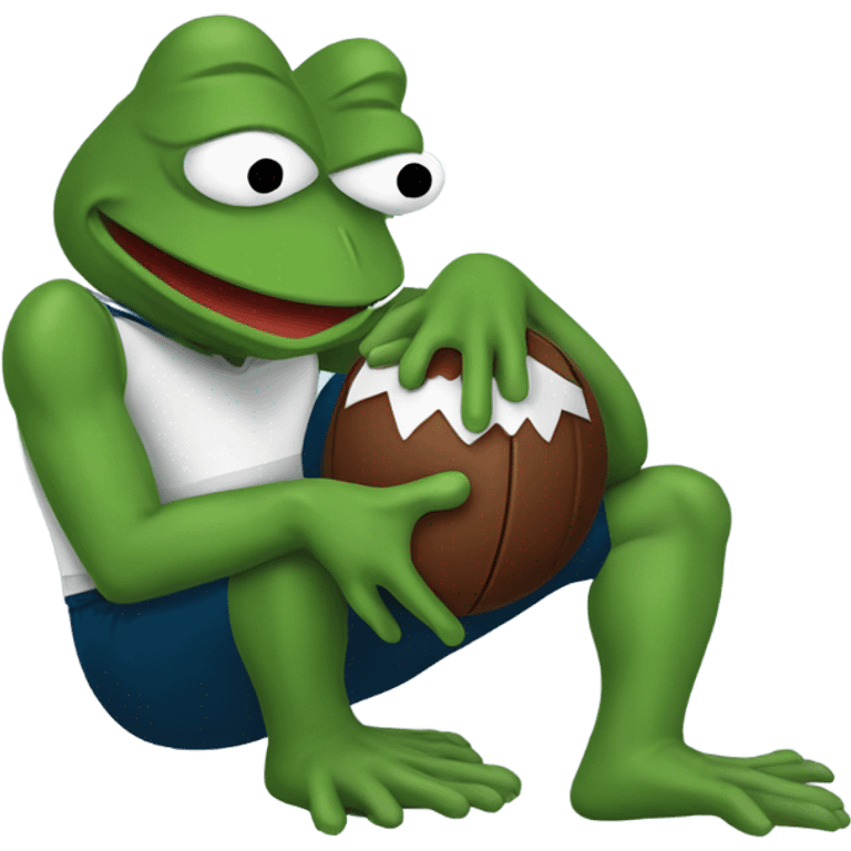 Philadelphia Eagle with Kermit the frog in its talons emoji