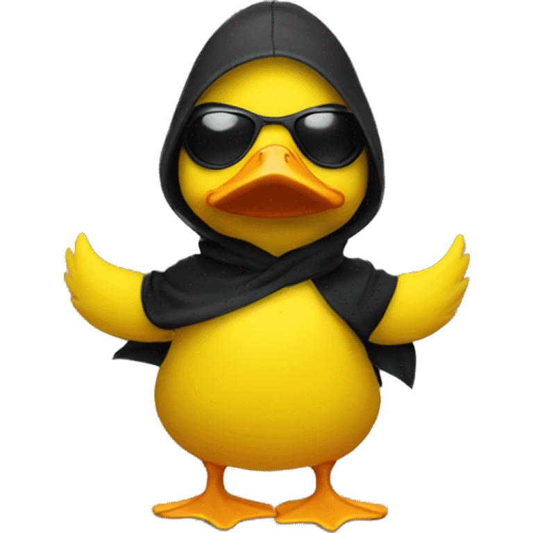 Yellow duck robber emoji