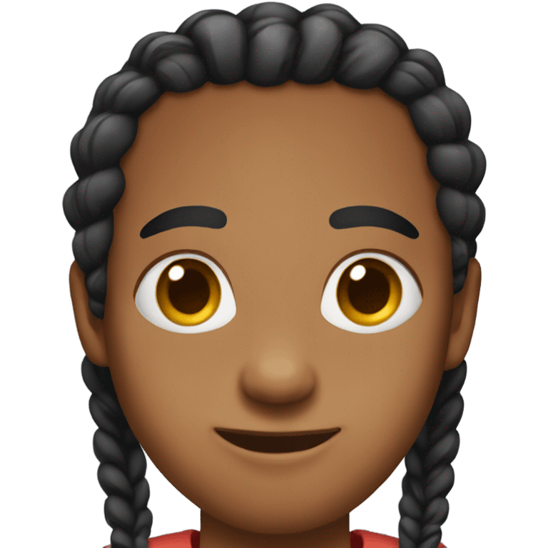 Jamar with braids 
 emoji