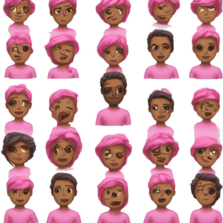 pink life emoji