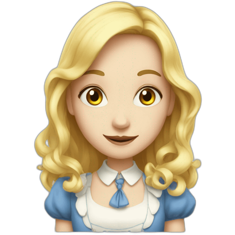 Alice in worderland emoji