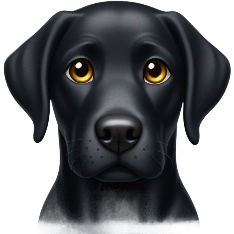 Black Labrador  emoji