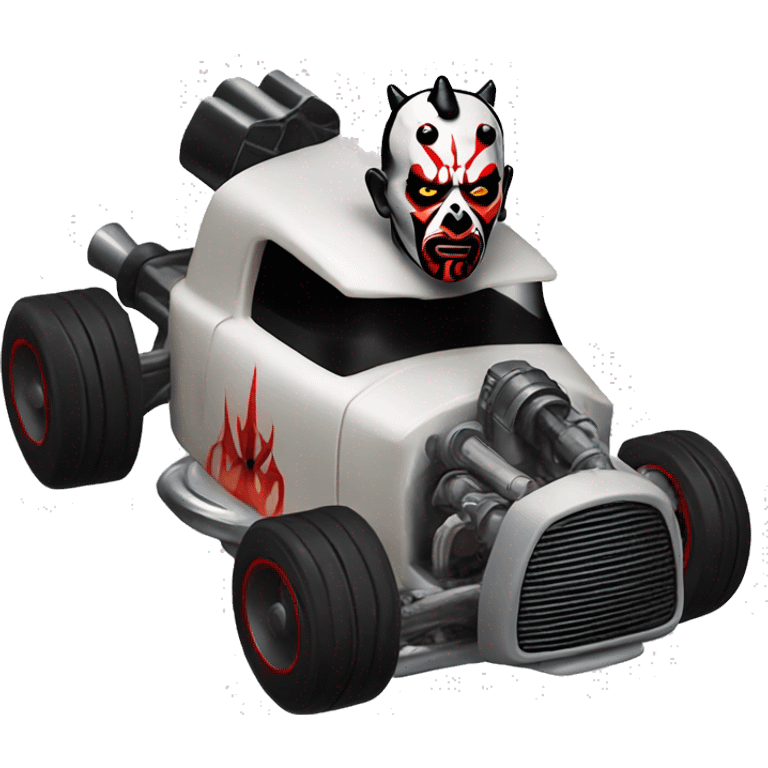 Darth Maul Hot wheels Bone Shaker. Exposed engine  emoji