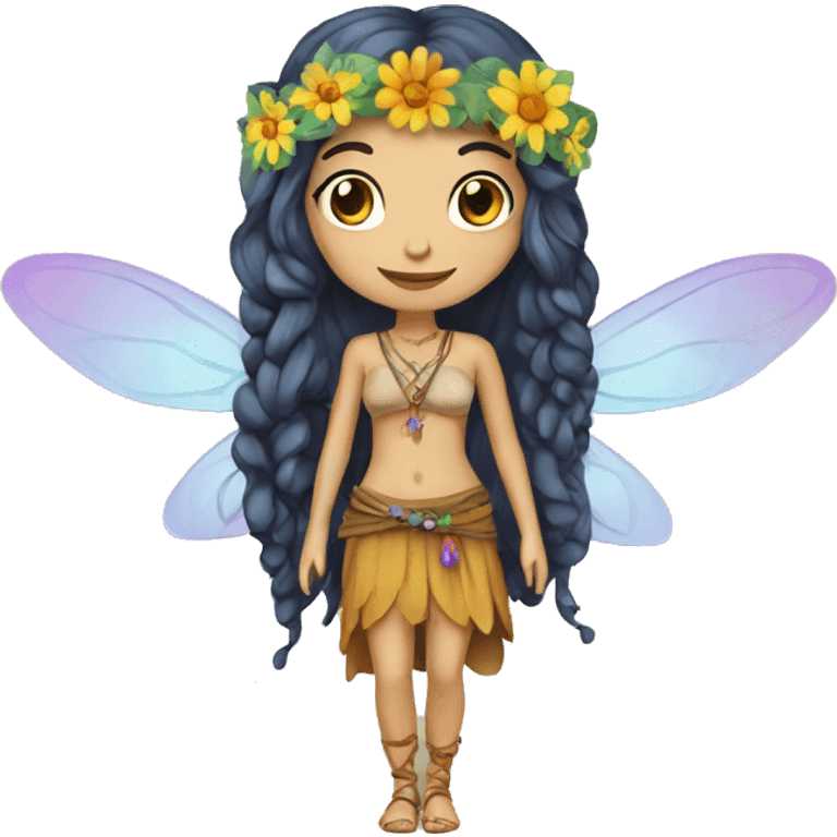 Bohemian hippie fairy emoji