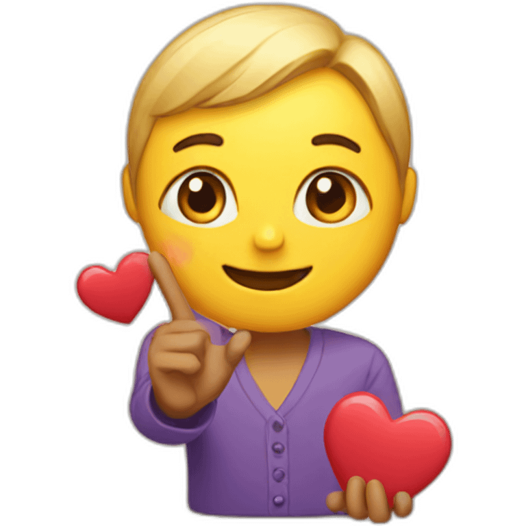 Love in hand emoji