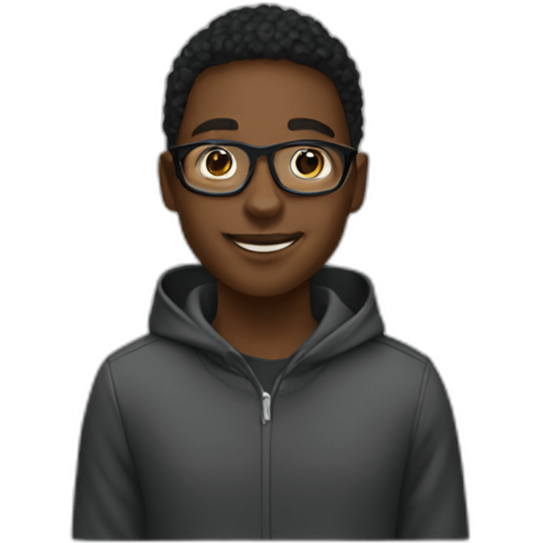 Black students in Informatics club emoji