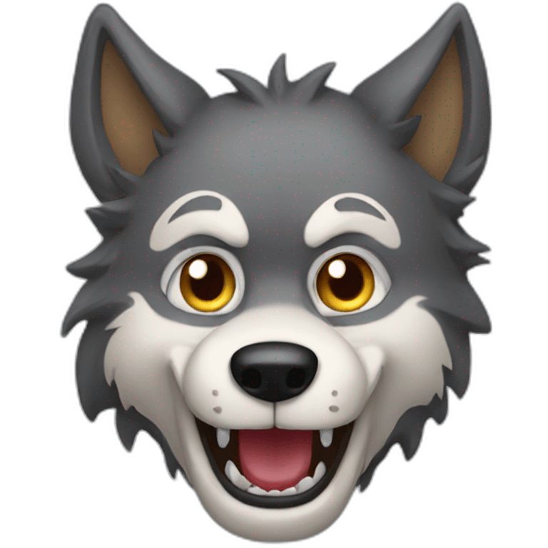 Crazy Little Wolf emoji