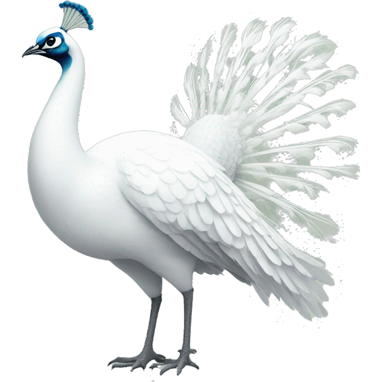 White Peacock emoji