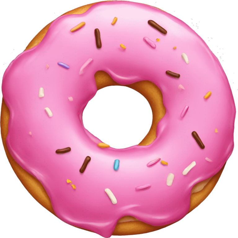 pink donut emoji