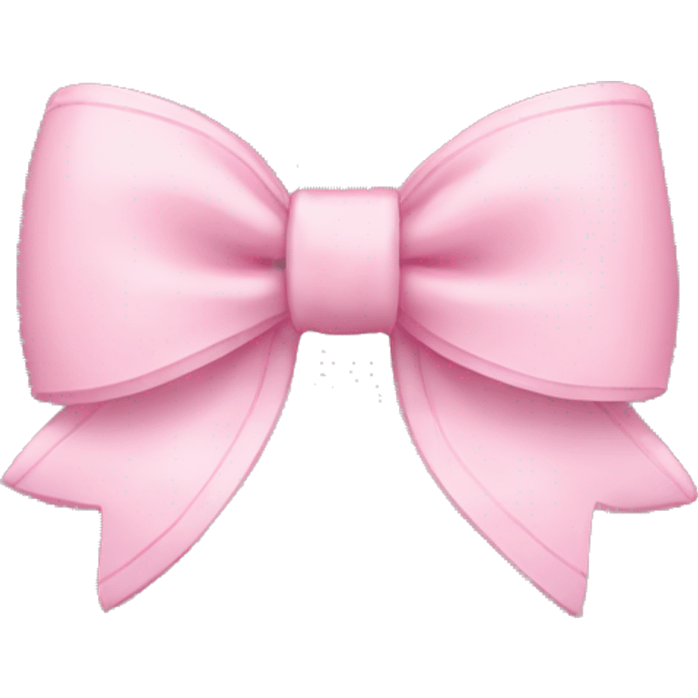 Light pink bows emoji