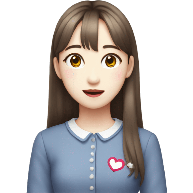 chuu from loona emoji