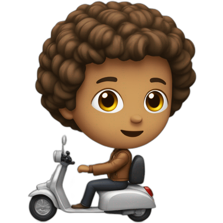 francois holland sur un scooter emoji