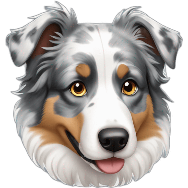 blue Merle Australian Shepherd emoji