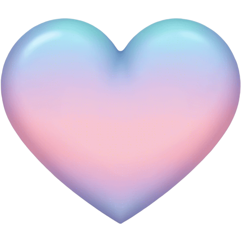 Pastel heart emoji