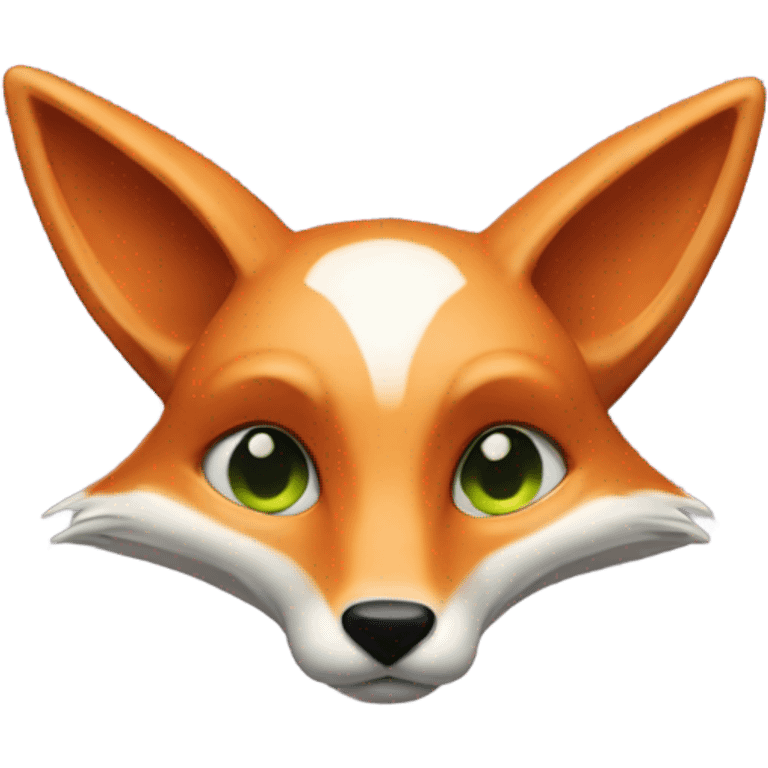 Fox with an alien head ￼ emoji