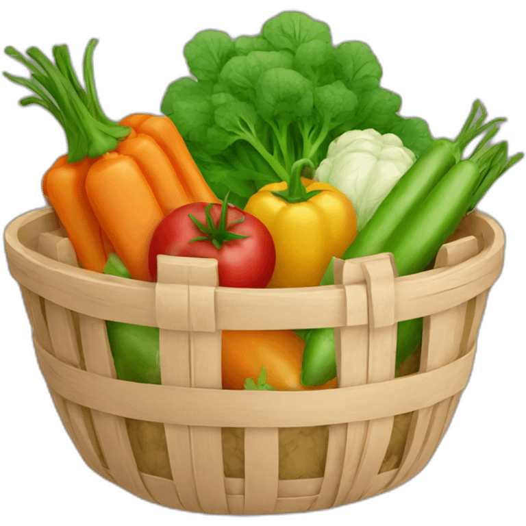 vegetables basket emoji