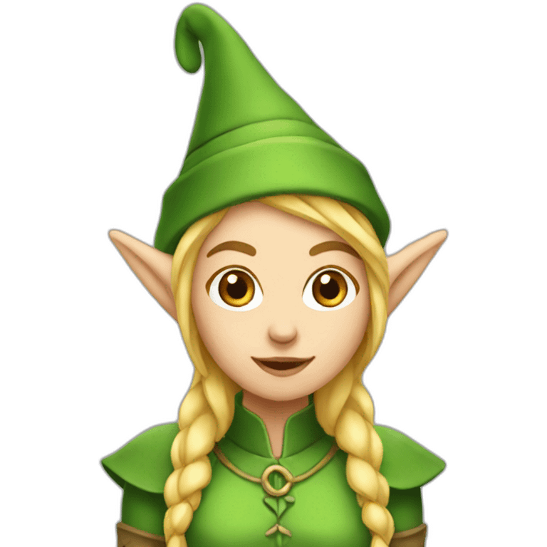 Female Elf Full Body emoji