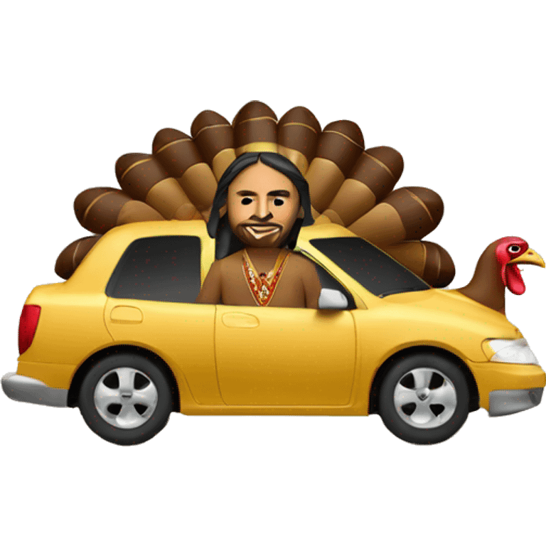 Turkey Car Jesus Native American emoji