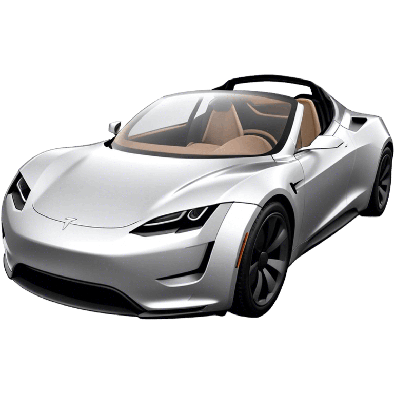 Tesla Roadster - Tesla (Model Year: 2020) (Iconic colour: Silver) emoji