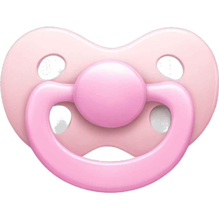 Light pink pacifier  emoji