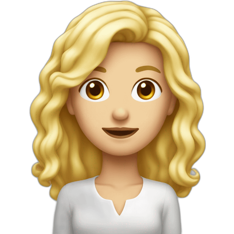 Suédoise blonde mince emoji