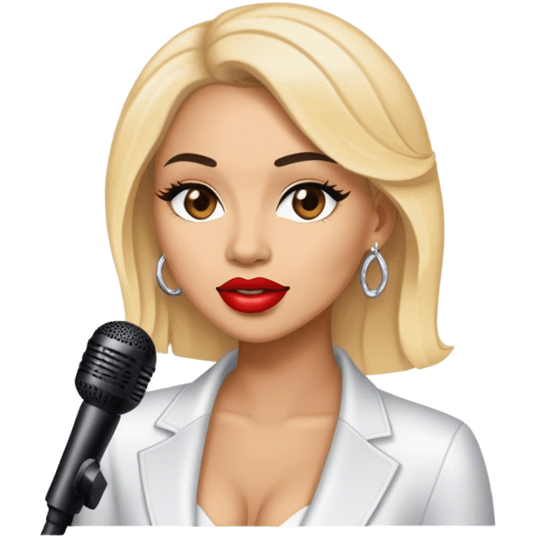 Female luxury singer emoji