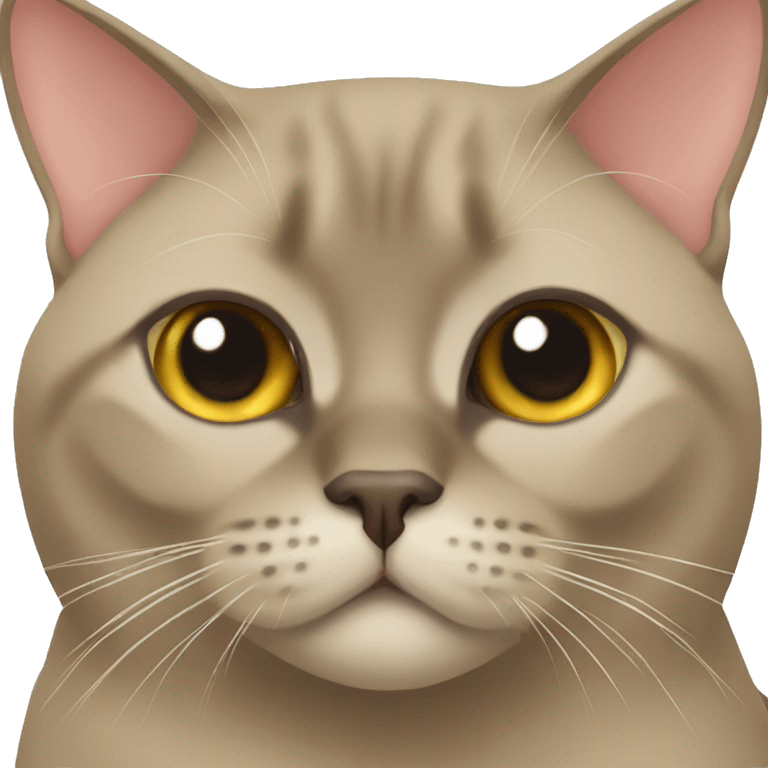 Burmese cat emoji