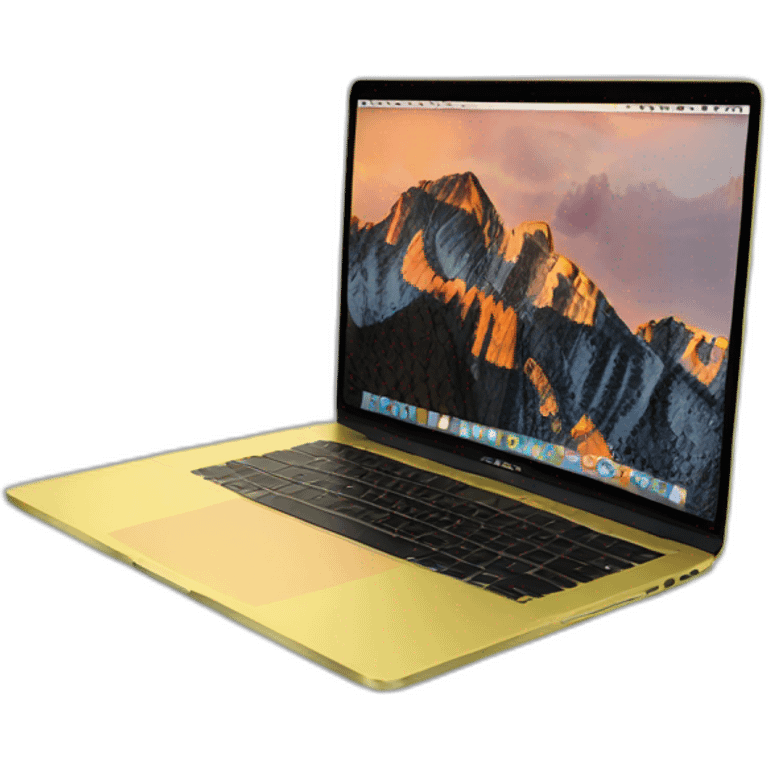 macbook pro 16 lemon colour emoji