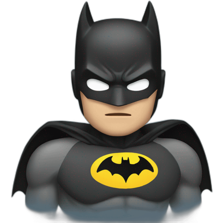 Bat man emoji