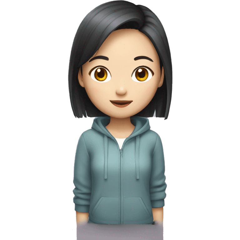 asian girl in hong kong  emoji